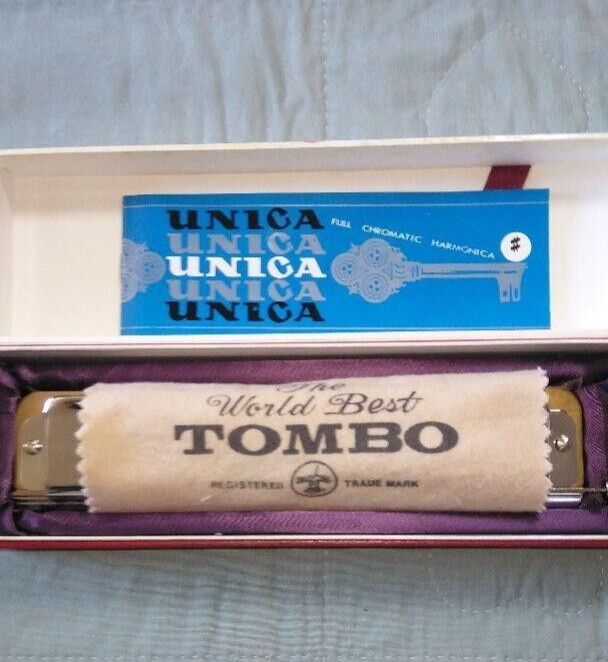 TOMBO dragonfly chromatic harmonica 22 holes sliding type UNIKA
