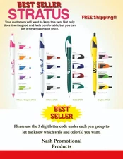 Promotional Ink Pen 300 - Low cost - Free Shipping - Custom Logo - Personalized