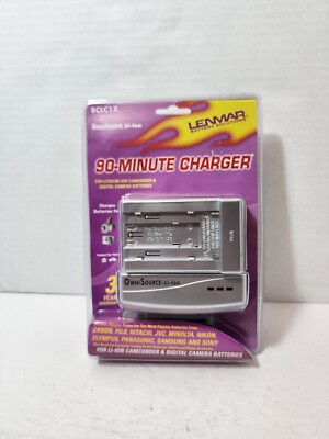 Lenmar Omnisource Battery Charger for Li-Ion Camera Camcorder 3.6-7.4V BCLC1X!