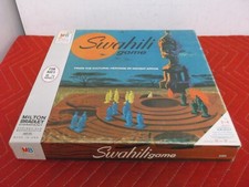 1968 SWAHILI AFRICAN BOARD GAME COMPLETE MB MILTON BRADLEY 4935