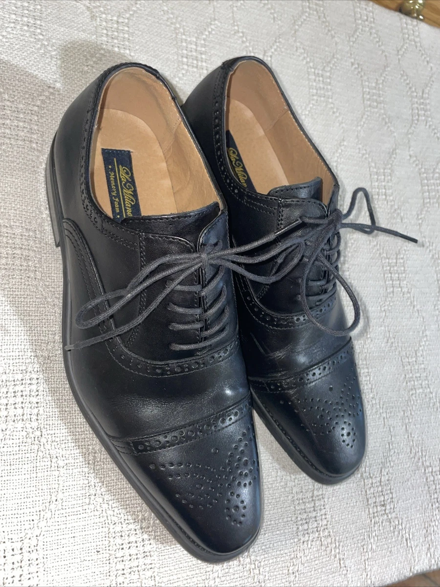 La Milano Wingtip Upper Leather Dress Shoes for Men for sale  display picture 1
