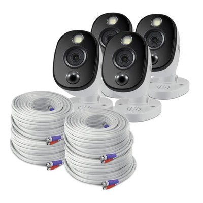 Swann SWPRO-1080MSFB x4 1080p HD Flash Bullet Kameras CCTV Sicherheit 4680