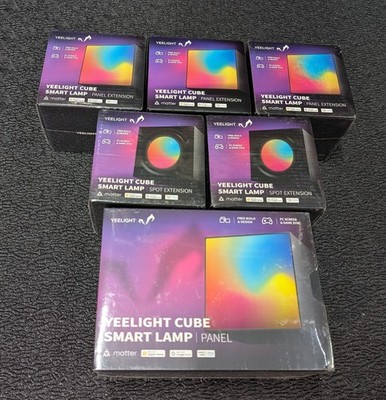 YEELIGHT Light Smart Cube Lamp Full Kit 5 Pieces Panel Spot Extension