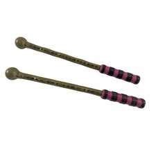 Battat Caterpillar Toy Drumsticks Green Black Set 2 Striped Handle Replacement