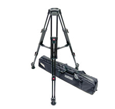 Cartoni T622/2: ENG 2st. Alu100 Tripod w/ Mid-Level Spredder & Bag - 60Kg Load!