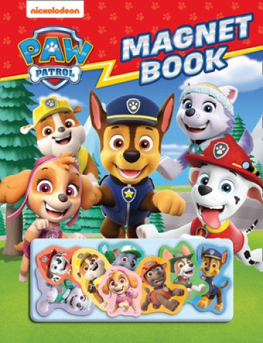 Paw Patrol Magnet Book by Paw Patrol [Hardback]
