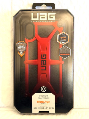 UAG - Monarch Series Case for Apple  iPhone  XS Max (2018) - Crimson  BRAND NEW!