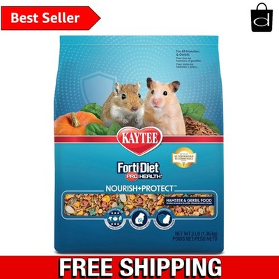 Forti-Diet Pro Health Hamster & Gerbil Food 3 lb   Nutritional Superfood Blend