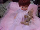 Vintage 1972 * 1973 Ideal Baby Crissy Doll Red Growing Hair 24" * high color