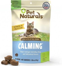 Veterinarian-Formulated Calming Chews, Chicken Flavor, 30 Treats for Cats