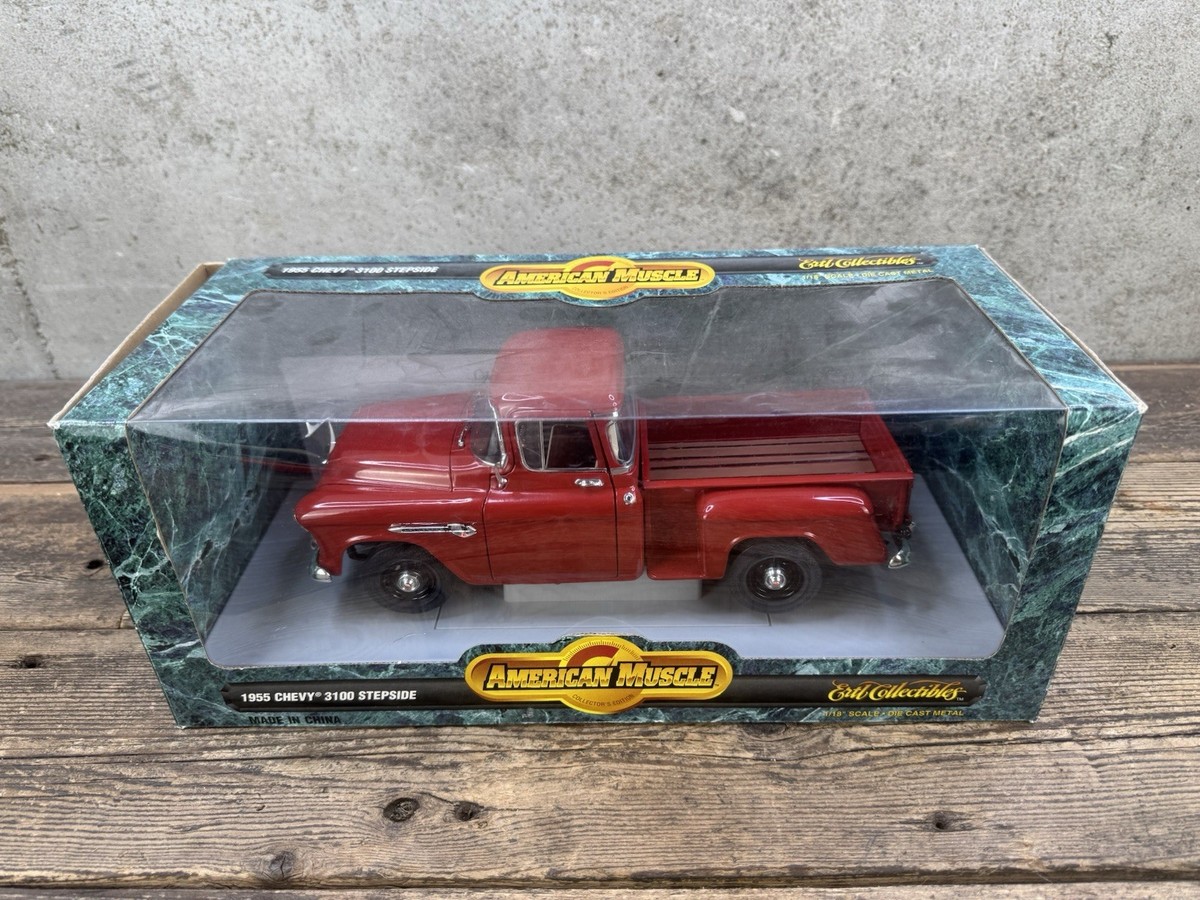 1955 chevy 3100 stepside Diecast In Box 1/18 | eBay