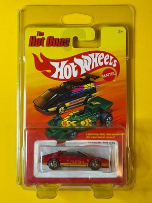2011 Hot Wheels FERRARI 308 GTO Hot Ones RED with Diamond Protector   CHASE  