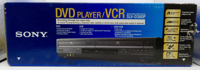 Sony SLV-D380P DVD & VCR VHS Recorder Combo - Open Box - Tested