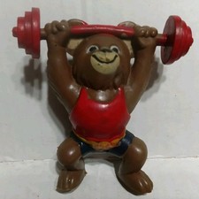 1979 Misha Bear USSR ‘80 Olympics Power Lift PVC Figure Image Factory Honk Kong