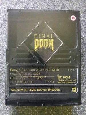 FINAL DOOM PC BIG BOX ID SOFTWARE CD WIN