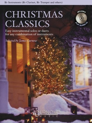 Christmas Classics Easy Instrumental Solos Duets Bb Clarinet Sheet Music Book CD