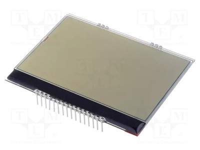 Display: LCD grafisch 160x104 FSTN Positive 78x60,96mm weiß