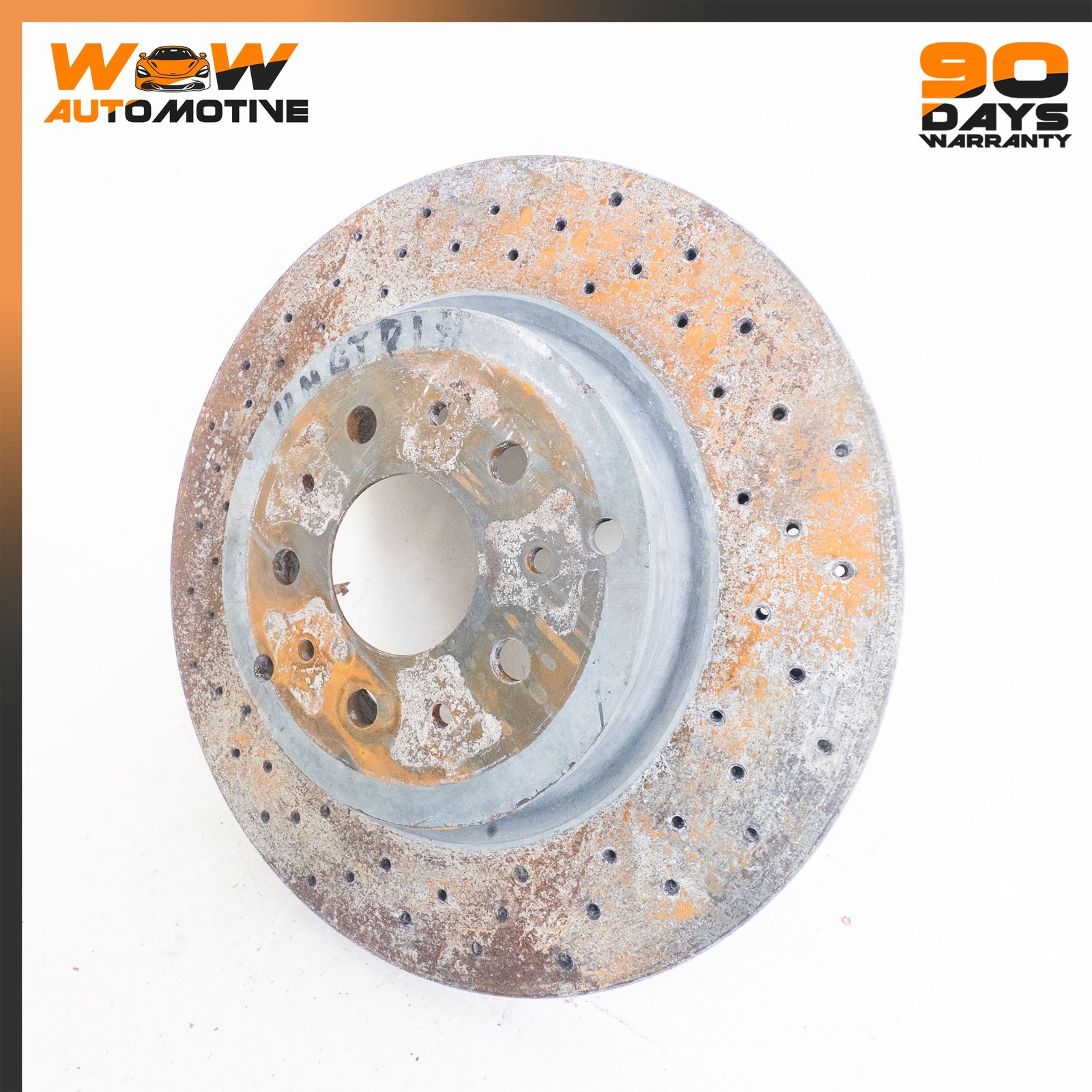 03-19 MASERATI GRANTURISMO REAR RIGHT LEFT WHEEL BRAKE DISC ROTORS SET OEM