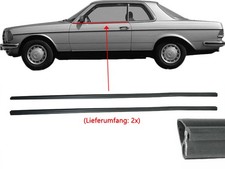 2x Fensterschachtabdichtung Mercedes Coup&eacute; A1237250265 100cm pro Leiste