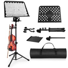 Vangoa Sheet Music Stand, Professional Portable Music Stand for Sheet Music with