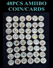 5-48pcs BOTW TOTK EOW Zelda Tears of the Kingdom NFC Coins/Cards Switch 1 & 2