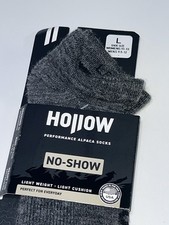 Hollow Alpaca No-Show Socks Performance Light Weight Light Cushion Mens L New