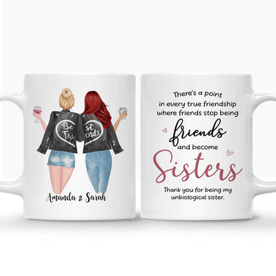 Best Friends Gifts -  Theres a Point in Every True Friendship Mug 11oz 15oz