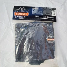 Ergodyne Tenacious Work Gear Proflex Back Supports #1650 Econo Black Large