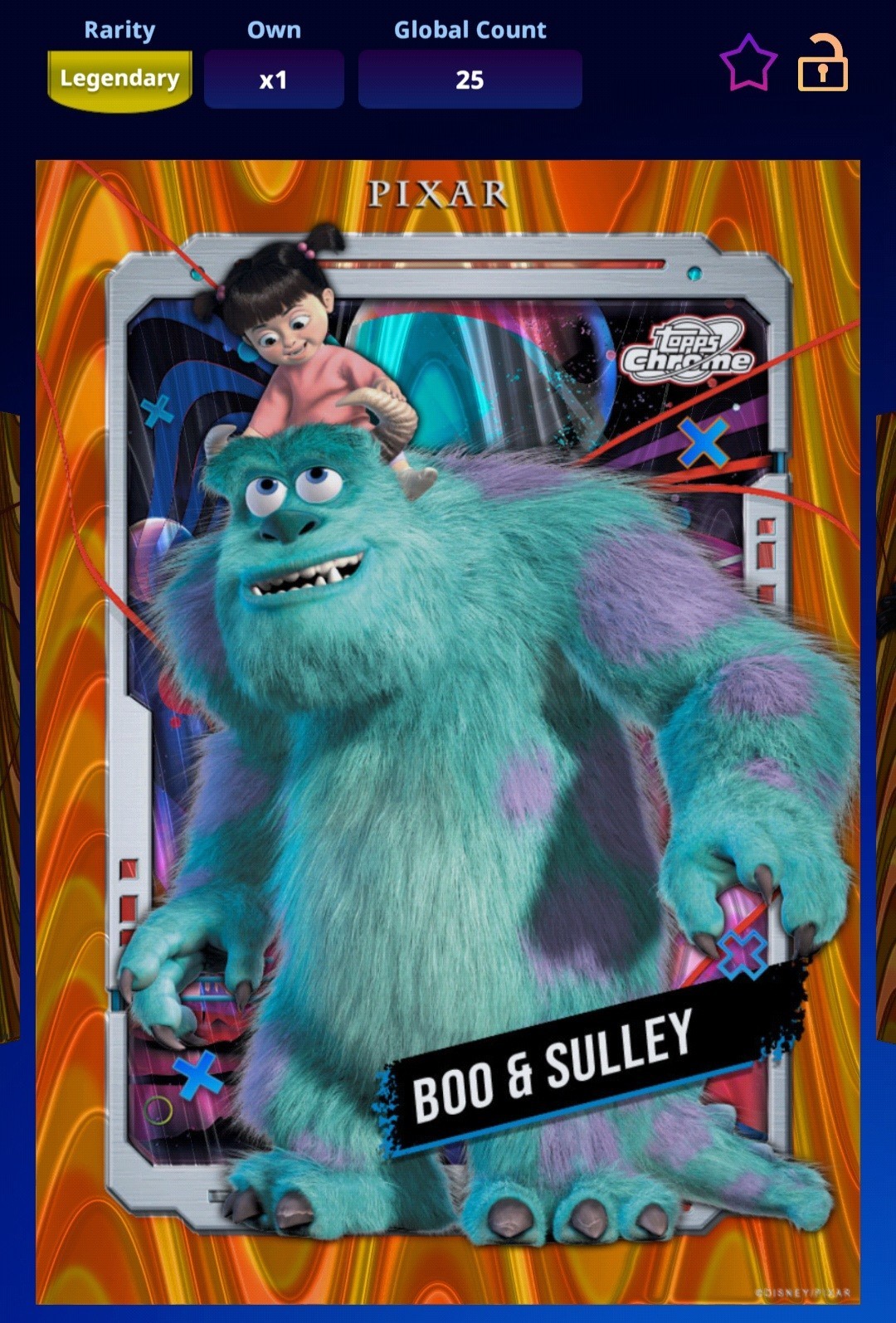 Sulley 2025 Topps Chrome Disney #DI-20 Disney Icons Price Guide Sulley 2025 Topps Chrome Disney #DI-20 Disney Icons Price Guide