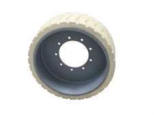 (2 TIRES) Genie 94909GT,NON MARKING TREAD,MOULD ON(Rear)(Solid)(22"X7")(9 Hole) 