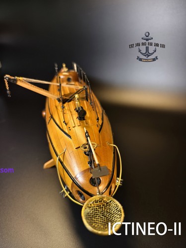 1:28 ICTINEO-II Wooden Submarine 697mm 27.4" Model Kit - Historical Milestone - 第 24/24 張圖片