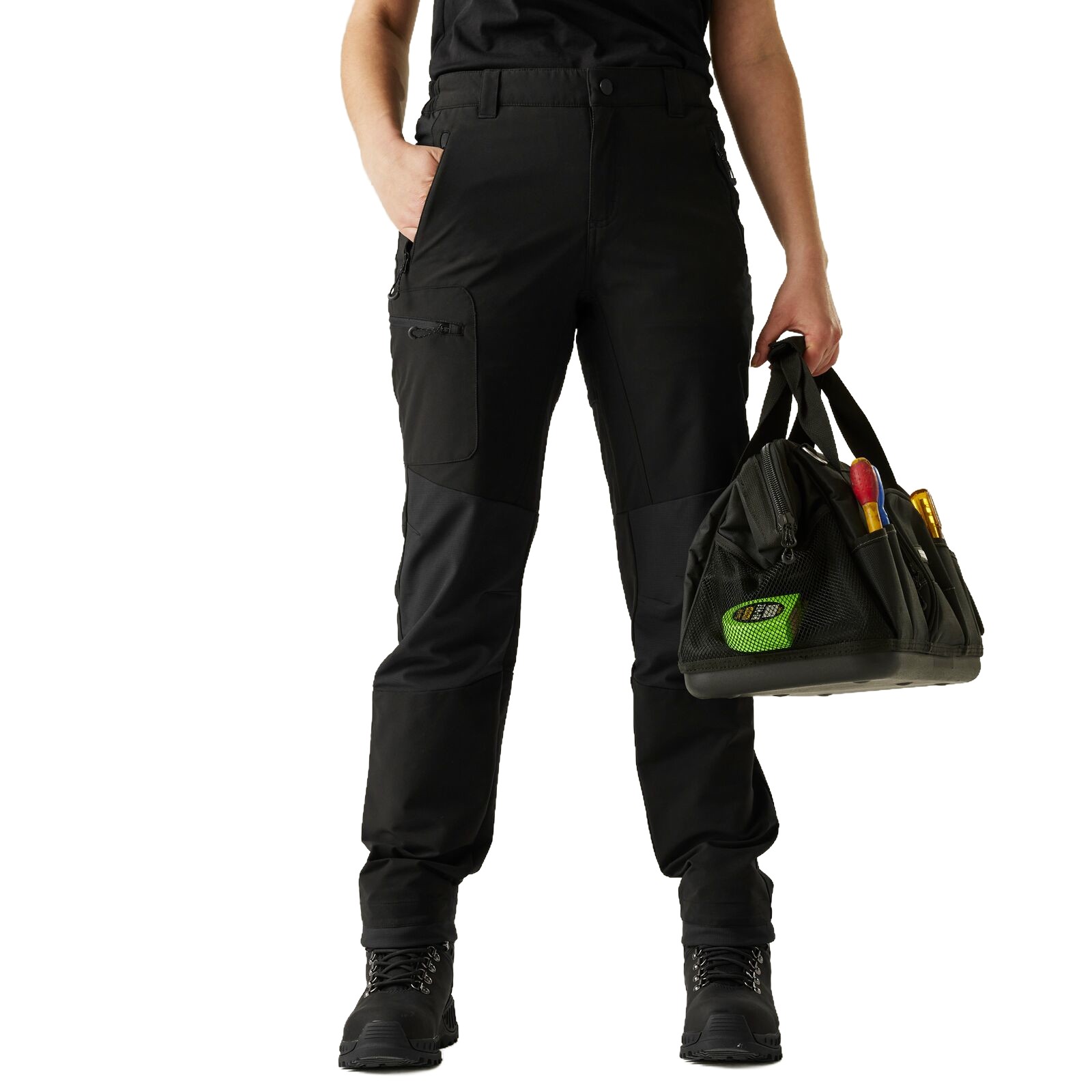 Regatta Women's Prolite Stretch Trousers Black Size 18 R - Image 3