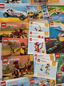 LEGO CREATOR INSTRUCTION BOOK MANUAL ONLY LOT 31012 4894 31066 6913 31006 31058