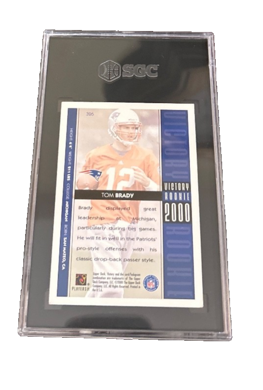 2000 Upper Deck Victory - Victory Rookie 2000 Tom Brady #326 (RC