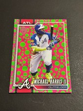 2026 Topps Series 1 - Michael Harris II #310 Holiday Polka Dots Green/Pink