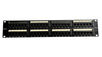 Cables New York Cat.6a 48 Port Patch Panel