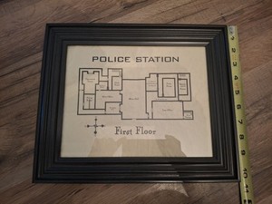 Resident Evil 2 Original First Floor Police Station Map
