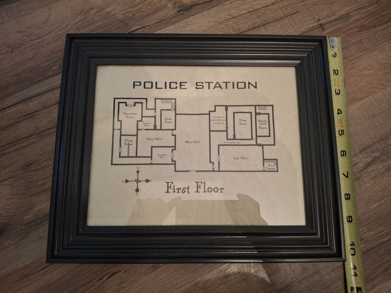 Resident Evil 2 Original First Floor Police Station Map