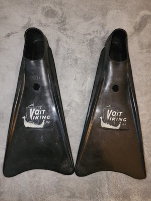 Voit Viking A6 Vintage Diving/Swim Fins Flipper Fins , Black