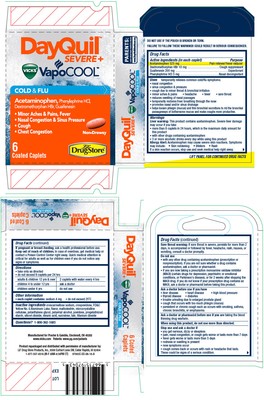 Dayquil Severe, Vick's Vapocool, 486 x 4=1944 Total Caplets READ DESCRIPTION *