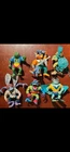 Vintage Tmnt Lot.  Triceraton,  Napoleon Bonafrog Complete, Ray Filet