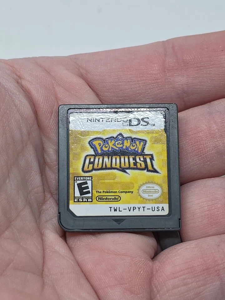 Cartucho auténtico Pokemon Conquest Nintendo DS solamente Foto 3 de 4