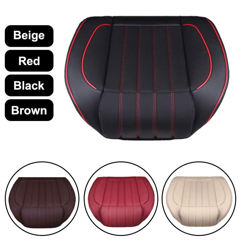 Juego completo de fundas de asiento de coche de cuero de lujo delanteras traseras protector de cojín universal Foto 4 de 4