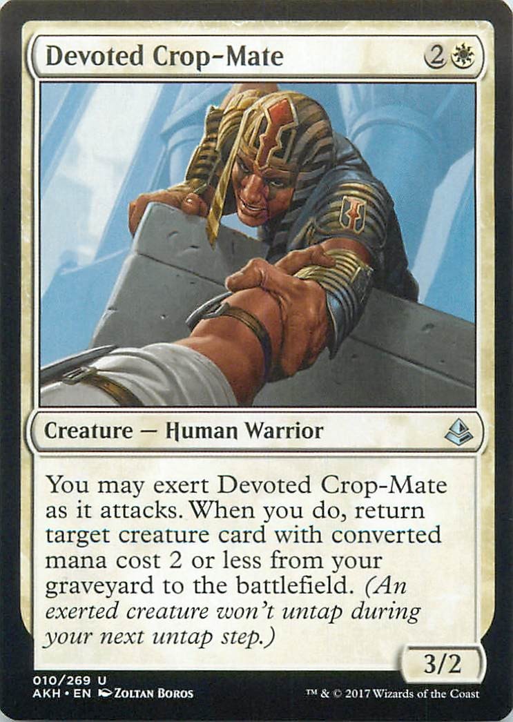 Devoted Crop-Mate - U10/269 - MTG - Amonkhet (AKH)