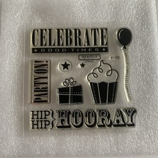 My Acrylix Acrylic Stamp Set Good Times B1332 CTMH Birthday Celebrate Party