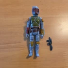 Vintage Star Wars BOBA FETT action figure With Blaster/gun Hong Kong 1979