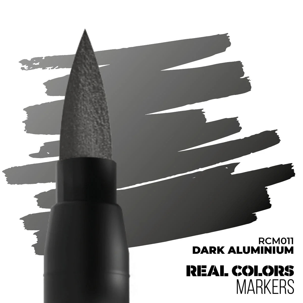 AK Interactive Dark Aluminium Real Colours Acrylic Paint Marker RCM011 - Image 2