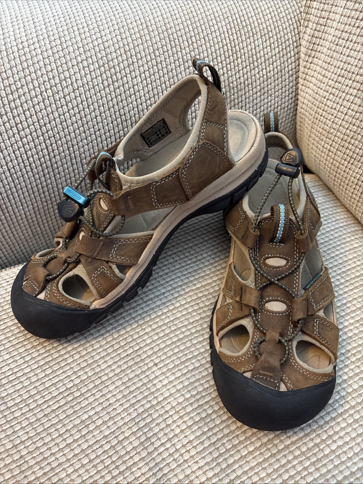 Sandali Keen donna taglia: 8 5 scarpe sportive escursionismo acqua punta chiusa marrone usati in ottime condizioni