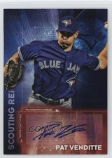 2016 Topps Update Scouting Report Pat Venditte #SRA-PV Auto r9d
