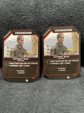 Crashdown, Expert ECO - Base Set - Battlestar Galactica CCG Two Cards